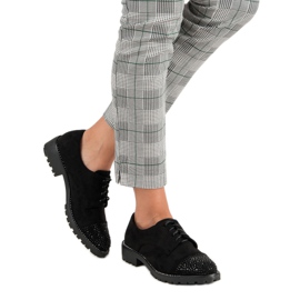 Bello Star Stylové semišové boty černý 2