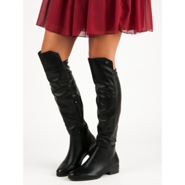 Boty VINCEZA na míru černý 1