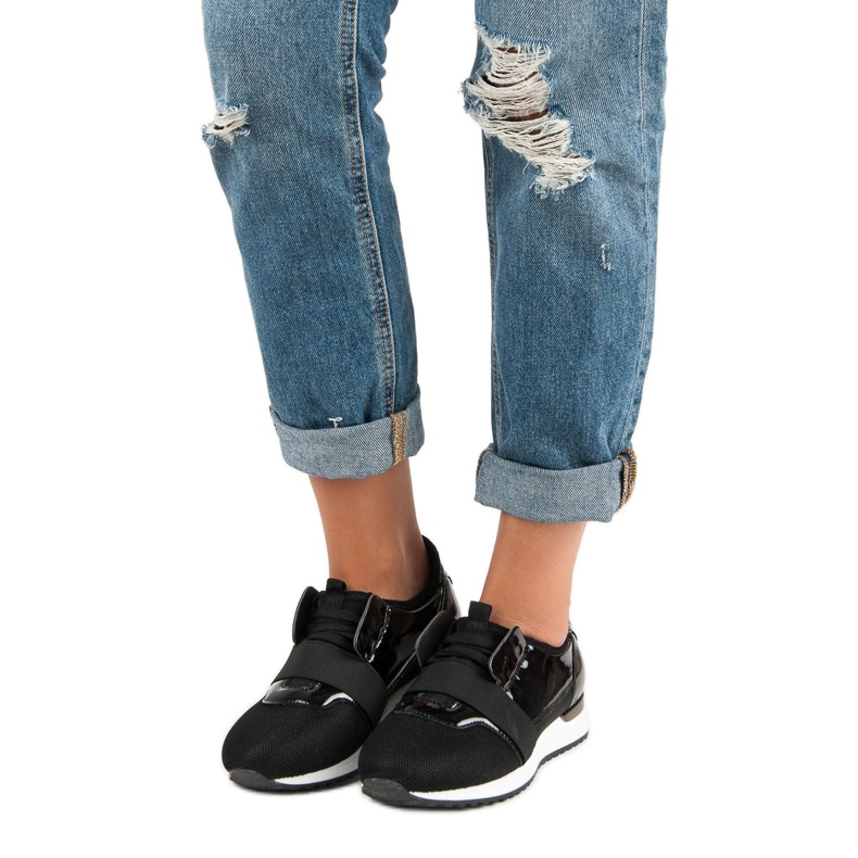 Nazouvací sportovní obuv černá 1