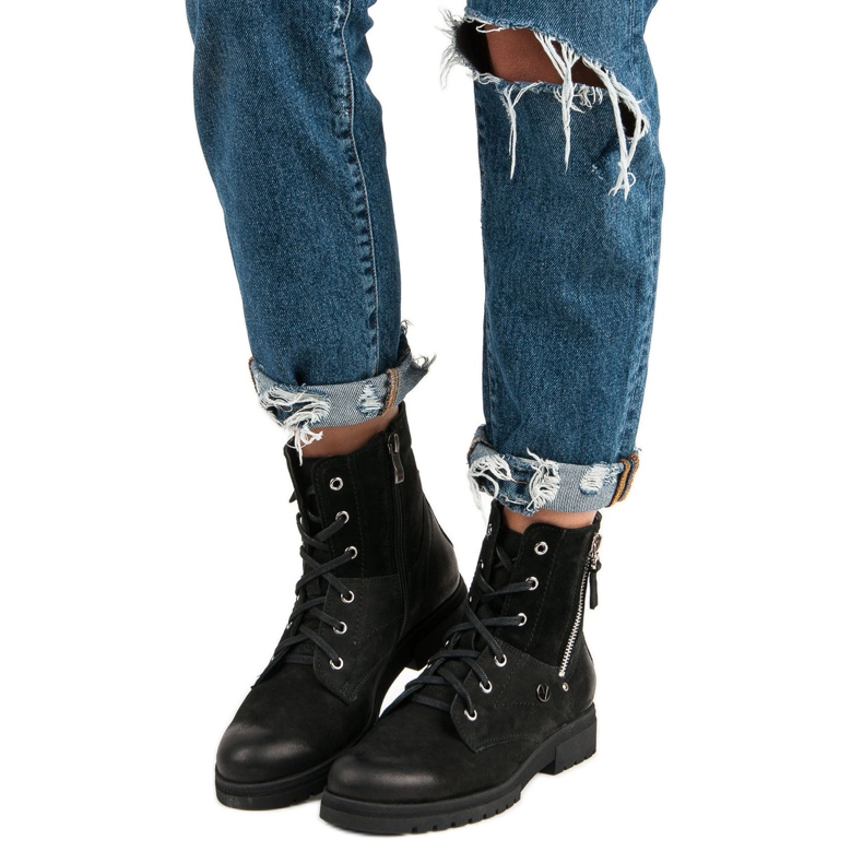 Černí styloví pracovníci VINCEZA černá 1