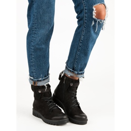 Černé pracovní boty VINCEZA černý 1