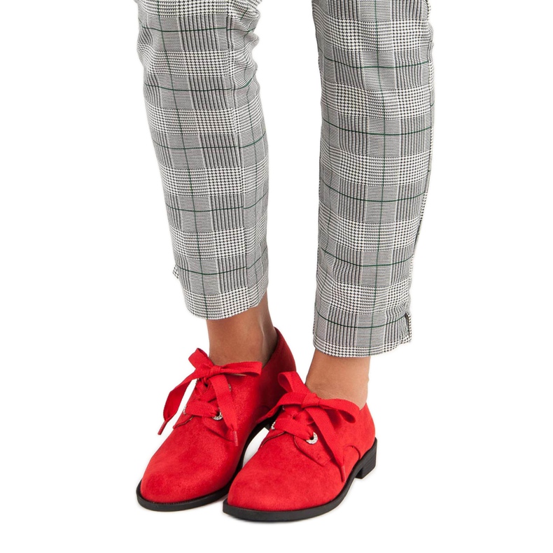 Bello Star Červené šněrovací boty 2