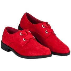 Bello Star Červené šněrovací boty 4
