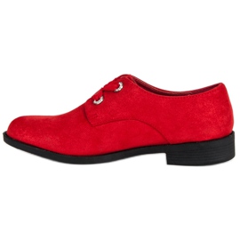 Bello Star Červené šněrovací boty 6