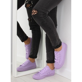 Dámské fialové jednobarevné tenisky NB176 L. PURPLE fialový 1 Dámské fialové jednobarevné tenisky NB176 L. PURPLE fialový 1