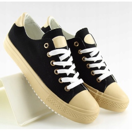 Černé dámské tenisky BL97P Black černá 1 Černé dámské tenisky BL97P Black černá 1