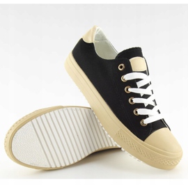 Černé dámské tenisky BL97P Black černá 2 Černé dámské tenisky BL97P Black černá 2