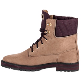 Lucky Shoes Pracovníci z hnědého semiše hnědý 1 Lucky Shoes Pracovníci z hnědého semiše hnědý 1