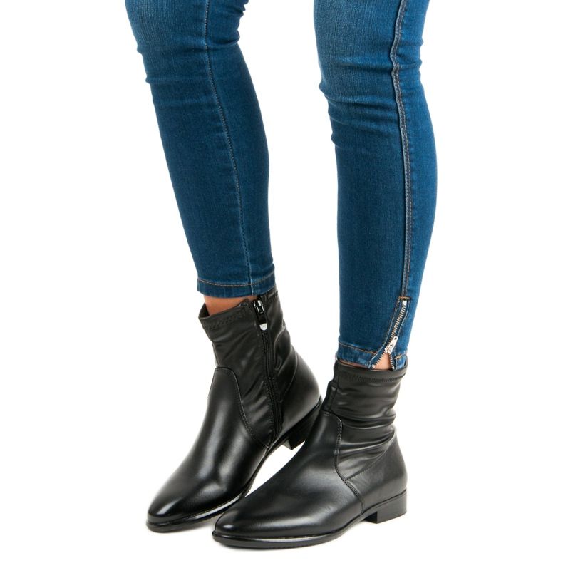 Bella Paris Klasické černé boty černý 1