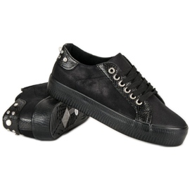Sweet Shoes Módní sportovní obuv černá 6
