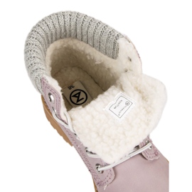 Fialové lapače s ovčí kůží MCKEYLOR fialový 1