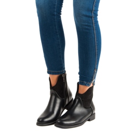 Filippo Stylové dámské kozačky černý 2