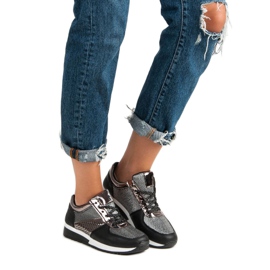 Stylová sportovní obuv černá 1