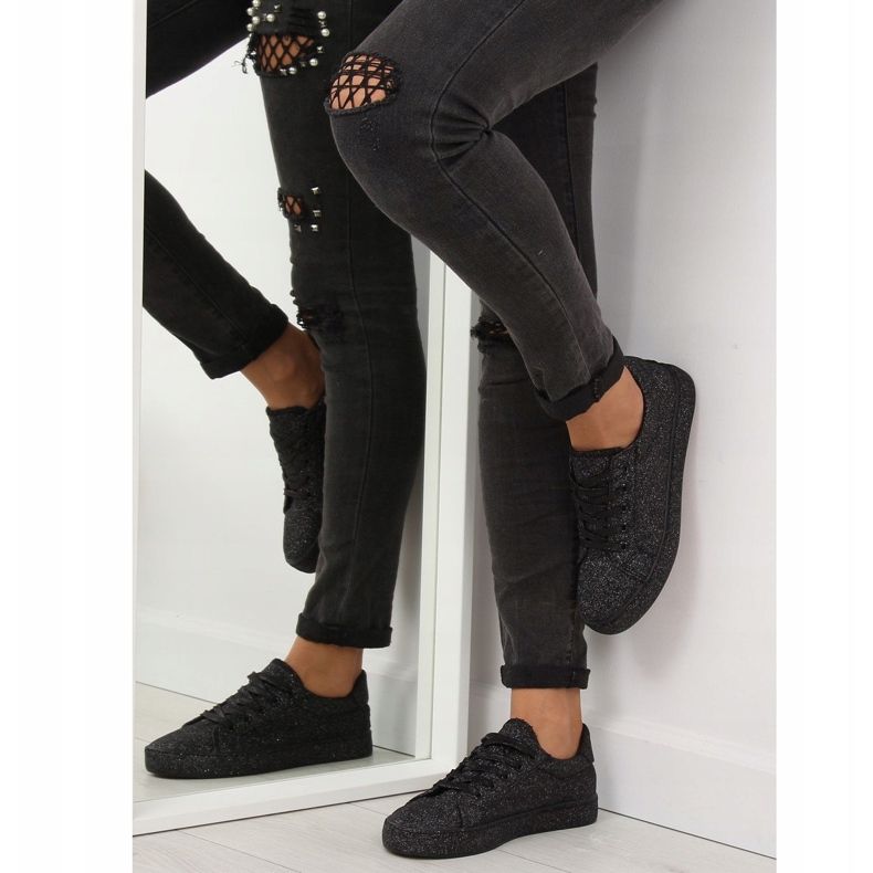 Černé opálové BL142 černé tenisky černá 1