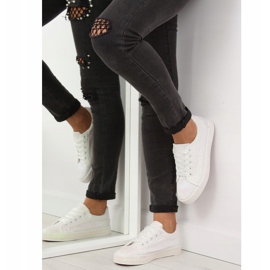 Duhové bílé tenisky BL142 White bílý fialový 1