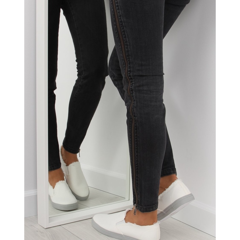 Bílé dámské slipy NB166 White bílý 1