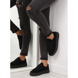 Černé tenisky AX03 Černé na vysoké podrážce černá 1