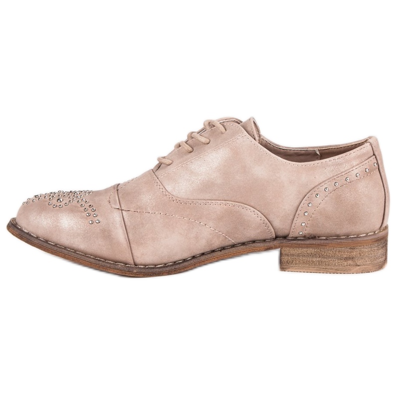 Super Me Módní vázané boty růžový 1