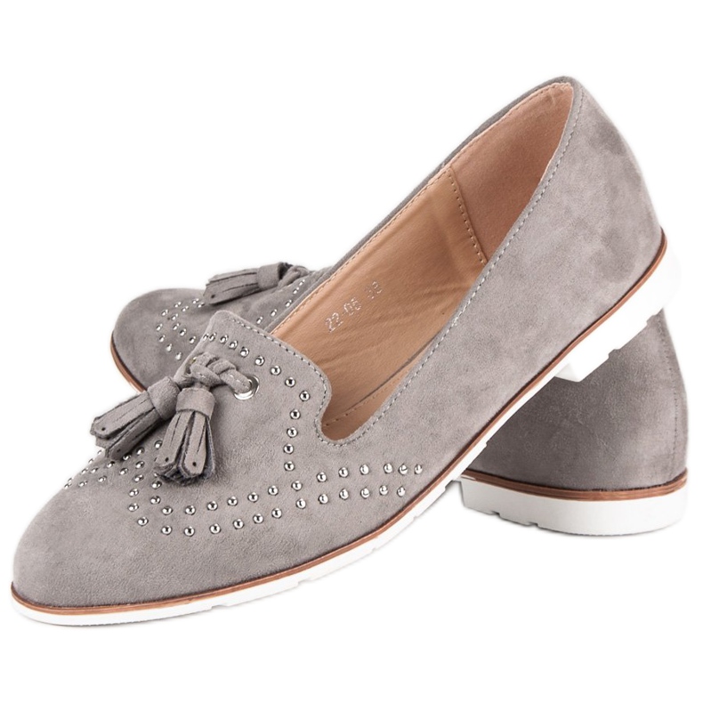 Super Me Pánové ze šedého semiše šedá 2