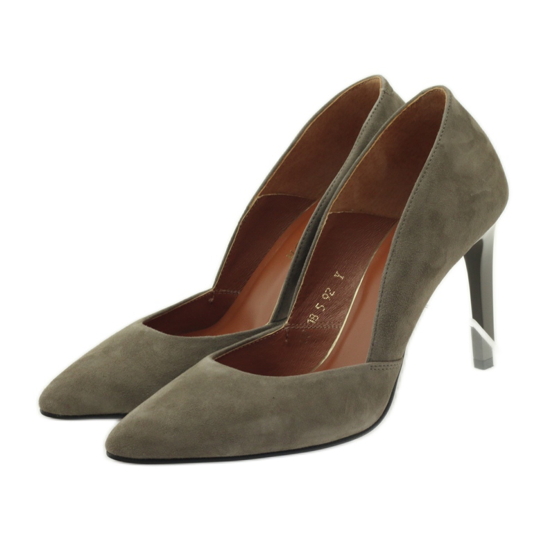 Lodičky na vysokém podpatku Neścior 092 hnědý 3