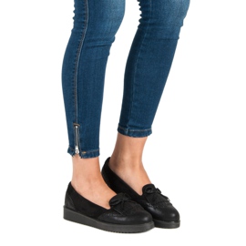 Ch. Creation Černé mokasíny černý 1