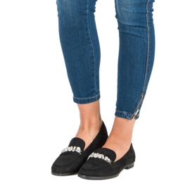 Bestelle Elegantní černé mokasíny černý 2