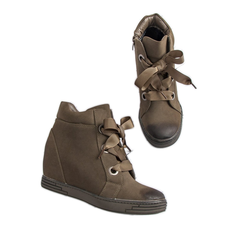 Tmavě zelené tenisky VINCEZA zelená 1