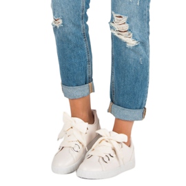 Super Me Béžové šněrovací tenisky béžový 1