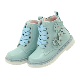 American Club Americké botičky botičky dětské boty 1424 modrý 4