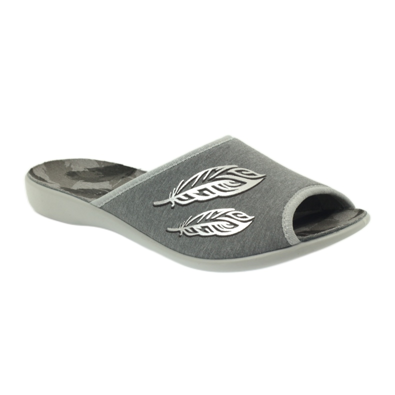 Pantofle dámské obuvi Befado 254D096 pantofle šedá 1