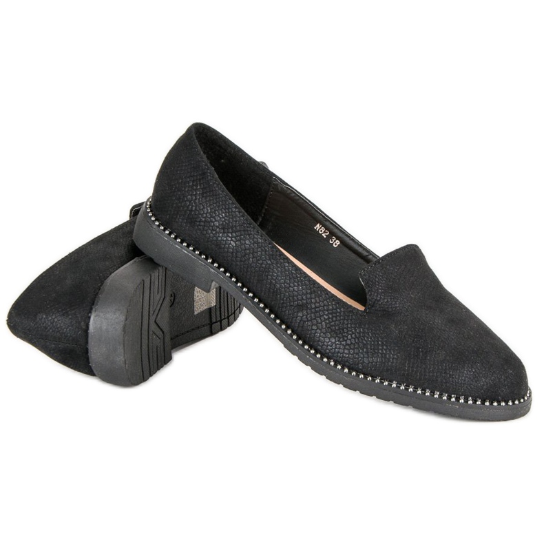 Bestelle Black slip-on lordi černý 2