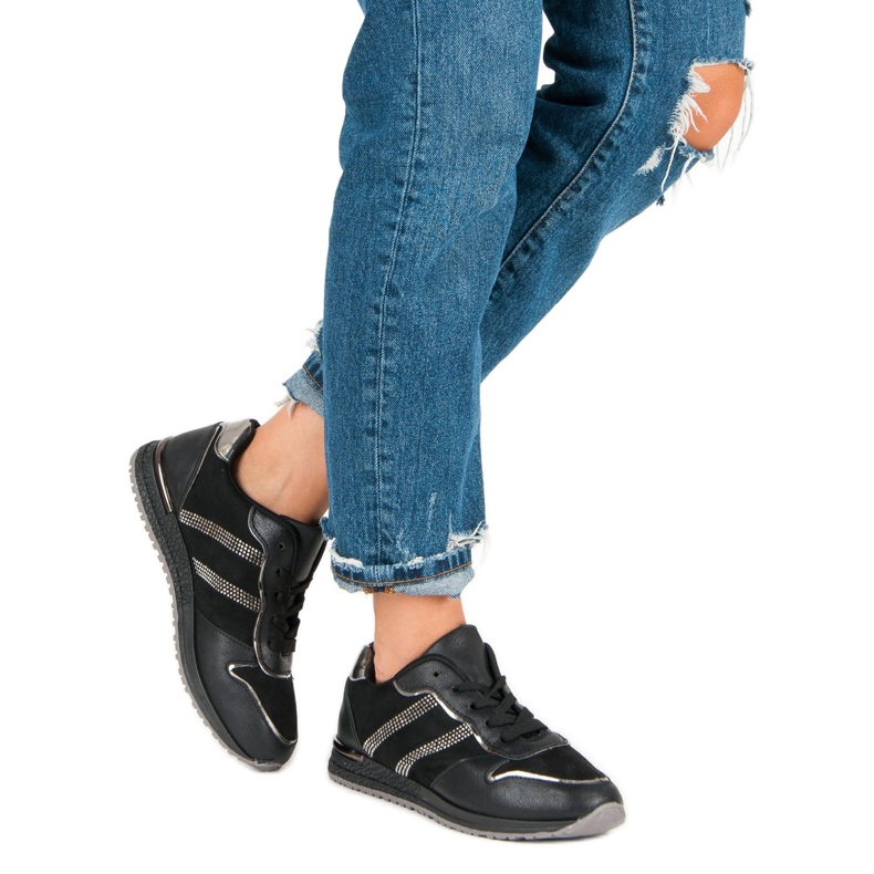 Černé tenisky VICES černá 2