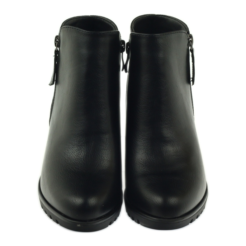 M.Daszyński Boty na sloupku černé 1708 černý 3