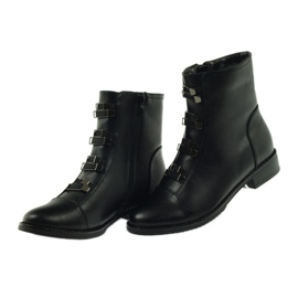 M.Daszyński Black Booties Jodhpur boty SA62 černá 5 M.Daszyński Black Booties Jodhpur boty SA62 černá 5