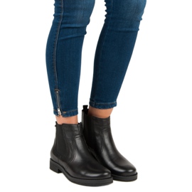 Černé boty Chelsea od VINCEZA černý 1