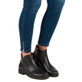 Nízké boty na zipu VINCEZA černý 1