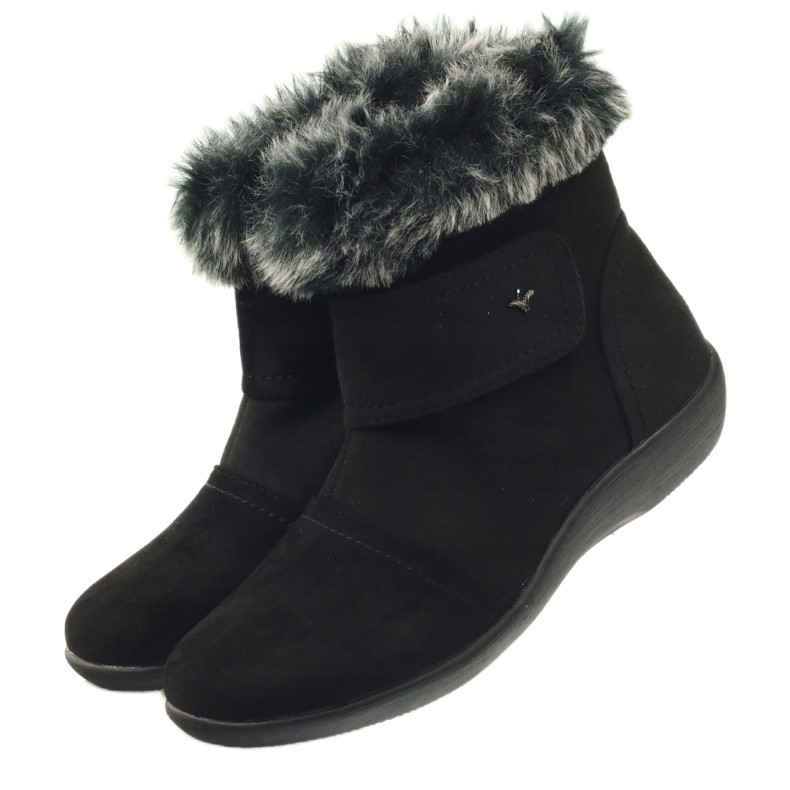 Aloeloe Dámské černé boty velmi pohodlné černá 3