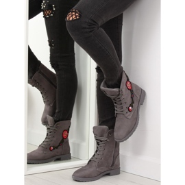 Pracovníci s šedou výšivkou AB-9 Grey šedá 1