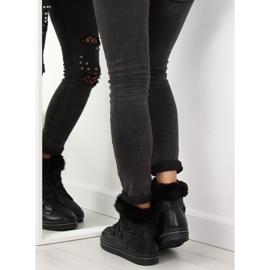 AX05 černé měsíční sněhové boty černý 2