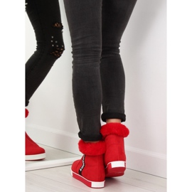 Červené kotníkové tenisky NB252P Červené 1