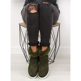 Tenisky na kotník izolované NB252P Army Green zelený 1
