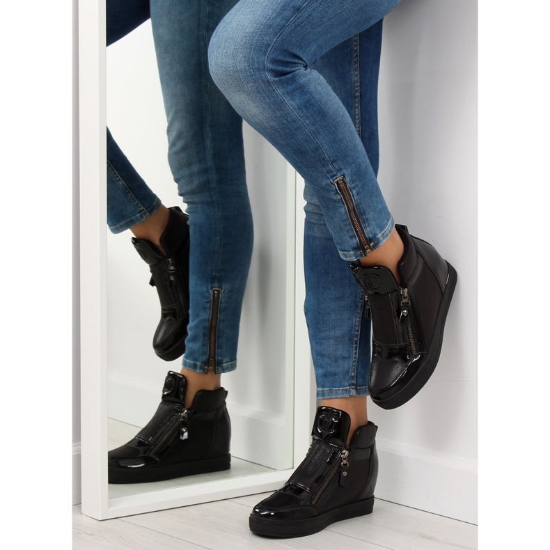 Černé dámské tenisky R24-6 Black černý 2