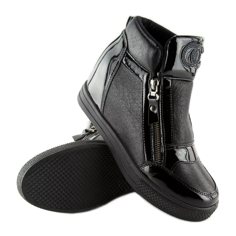Černé dámské tenisky R24-6 Black černý 1