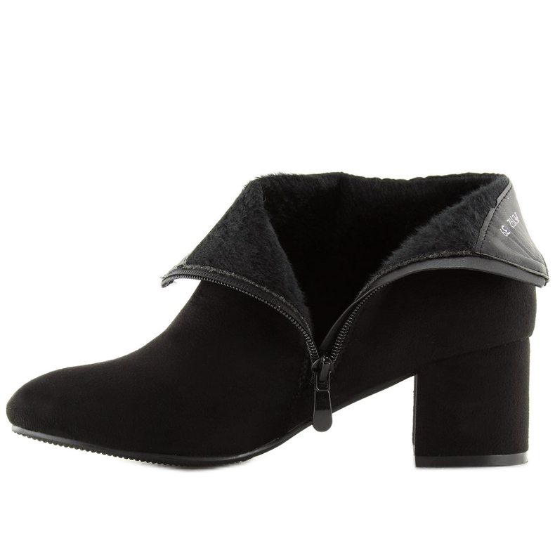 Černý PE192 Černé vysoké podpatky 2