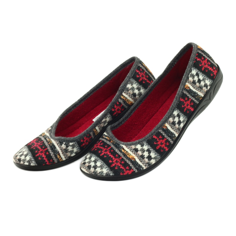 Velurové pantofle norského vzoru Adanex vícebarevný 4