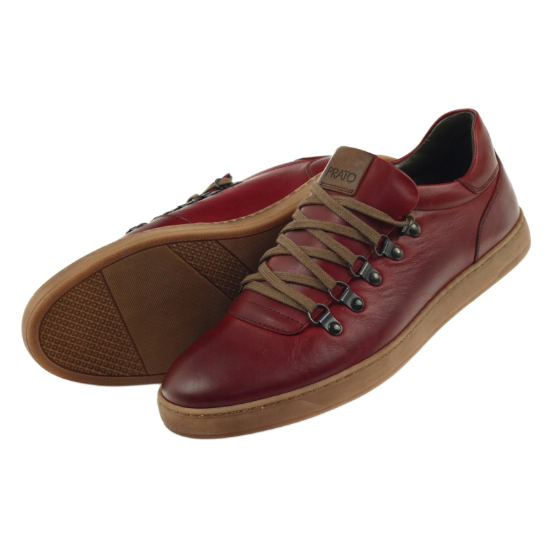 Červené boty Pilpol PC051 červený 5