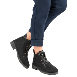 Balada Černé vázané boty černý 2