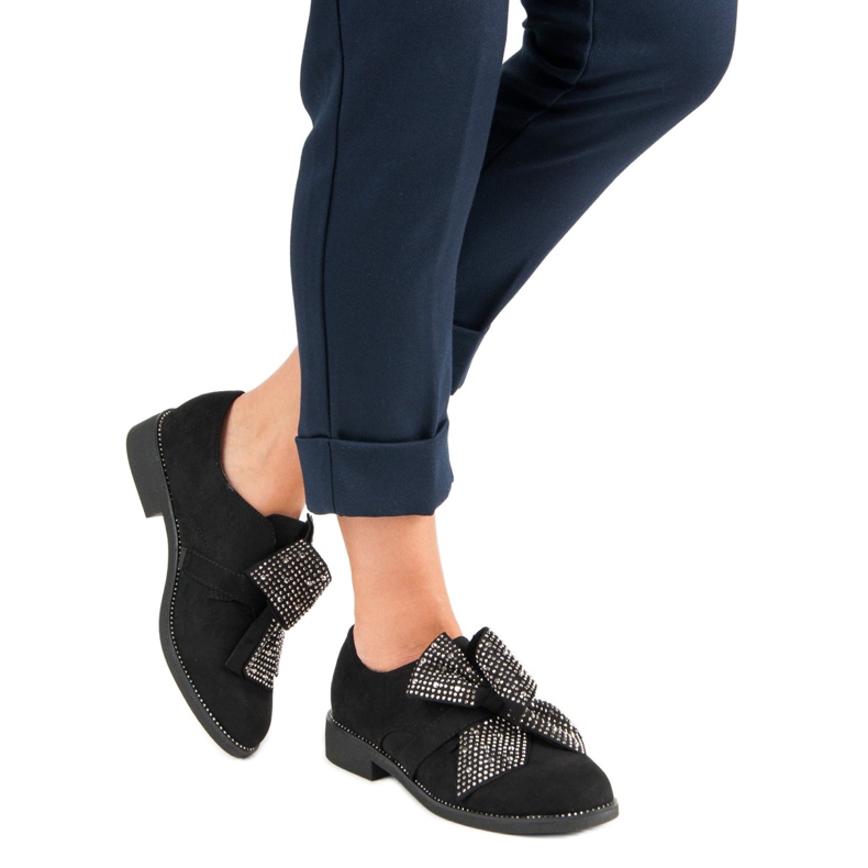 Seastar Elegantní semišové boty černá 2