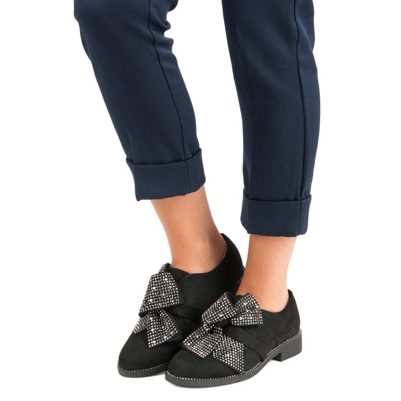 Seastar Elegantní semišové boty černý 1