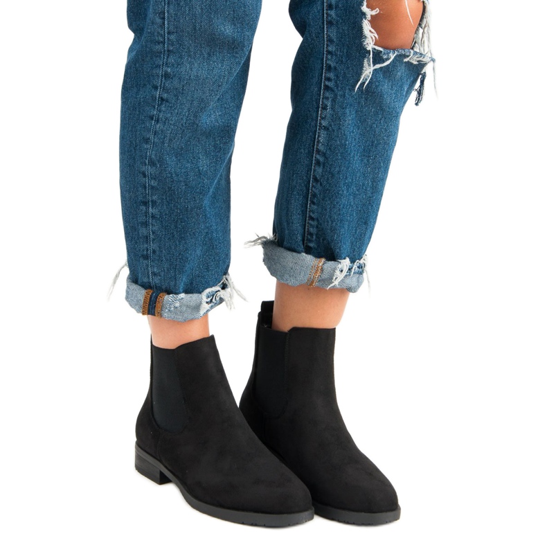 Seastar Semišové boty Jodhpur černý 1